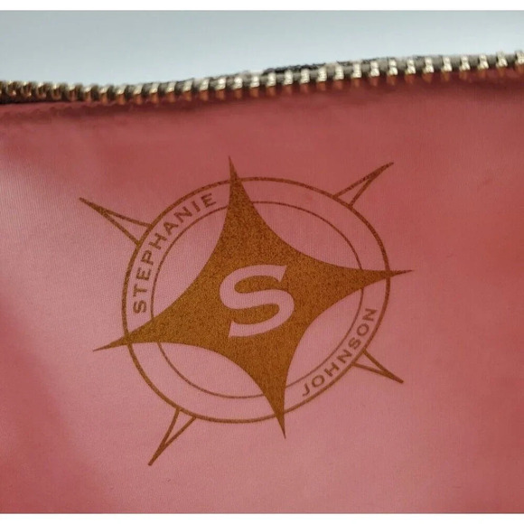 Stephanie Johnson Java Coffee Large Flat Pouch Make Up Bag NWT - Picture 6 of 6